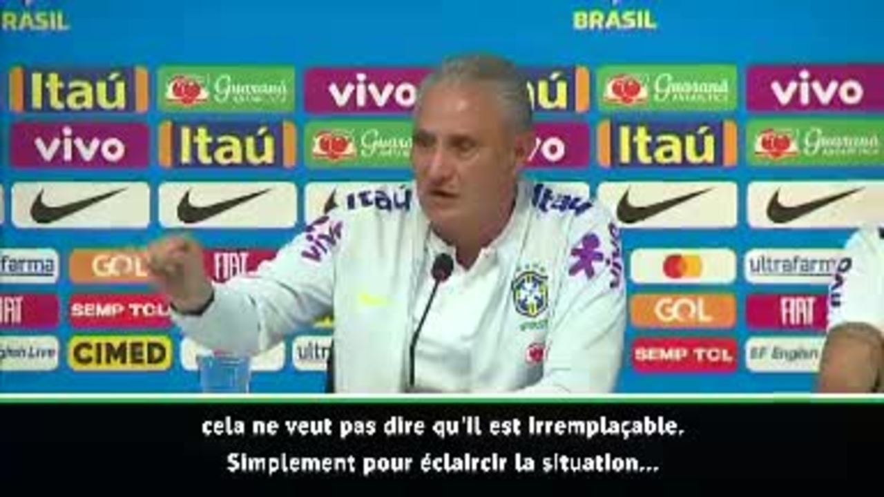 Brésil - Tite : "Neymar est vital pour nous, mais pas irremplaçable"