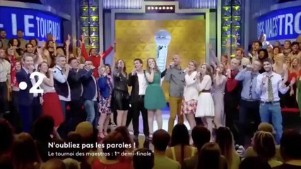 N'oubliez pas les paroles : Le tournoi des Maestros