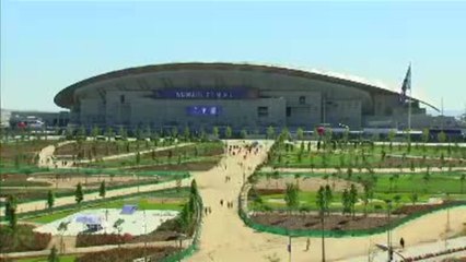 Finale - Le timelapse du Wanda Metropolitano à quelques heures du coup d'envoi