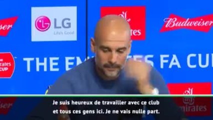 Man City - Guardiola : "Je n'irai pas à la Juventus Turin"