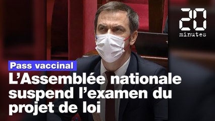 Pass vaccinal: Suspension surprise des débats à l'Assemblée