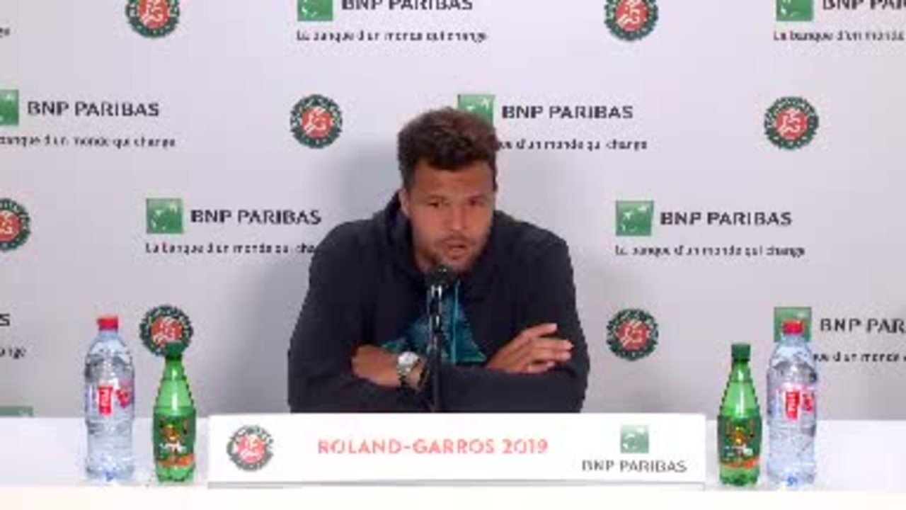 Roland-Garros - Tsonga : ''Un grand match à jouer contre Nishikori''