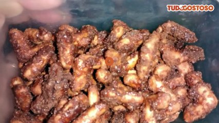 Palito de chocolate crocante