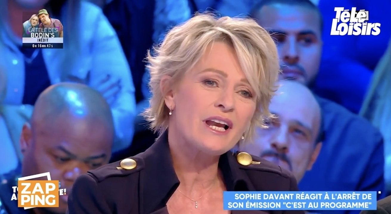 "J'ai essayé de défendre l'émission" : Sophie Davant revient sur l'arrêt de son émission C'est au programme