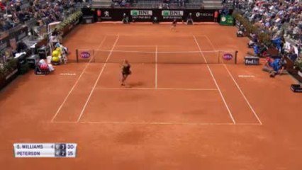Rome - Serena, retour gagnant