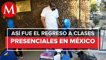 Entre ausentismo, frío y temor a ómicron, así fue el regreso a clases a lo largo de México