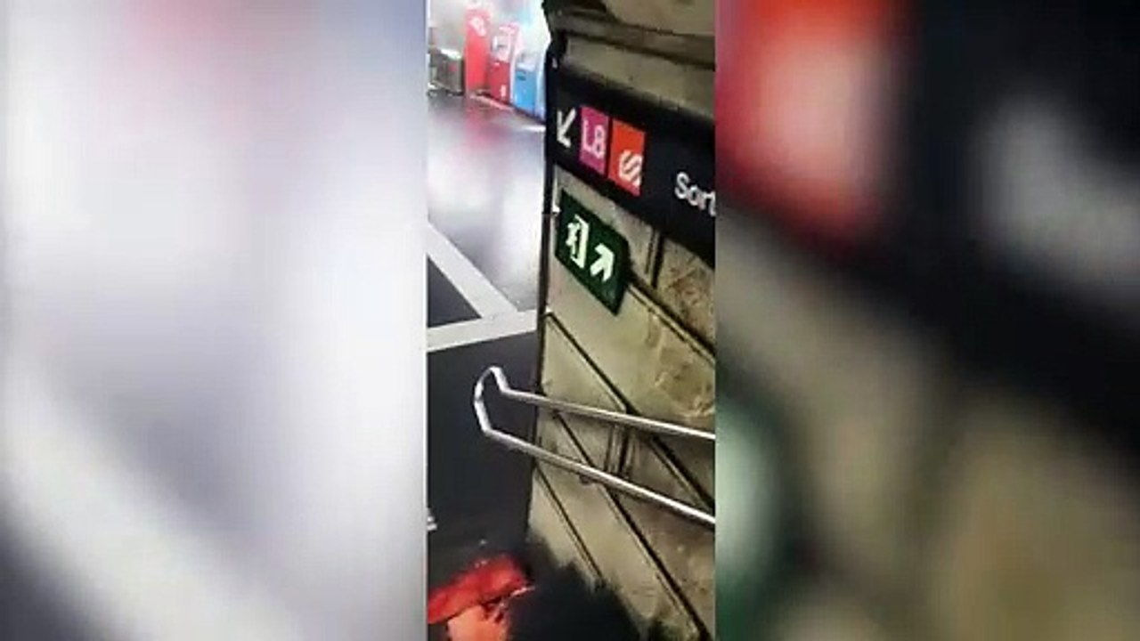Radicales independentistas reivindican un incendio en el Metro de Barcelona