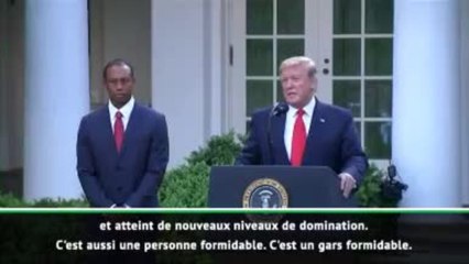 Distinction - Tiger Woods reçoit la Médaille de la Liberté