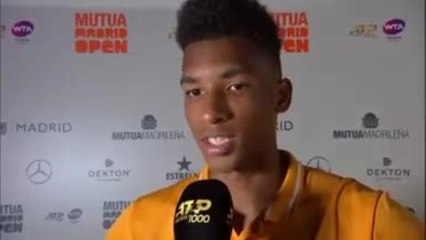 Madrid - Auger-Aliassime : "Tout donner contre Rafa"