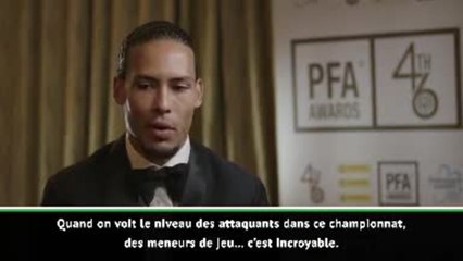 PFA Awards - Van Dijk : ''Je suis très fier et honoré d’avoir gagné''