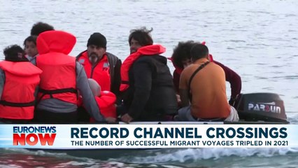 English Channel migrant crossings treble to a record 28,000