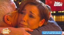 Chimène Badi fond en larmes à l'arrivée de son père sur le plateau de TPMP