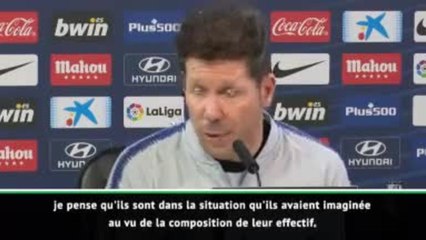 34e j. - Simeone se méfie de cette équipe de Valence "solide et bien organisée"