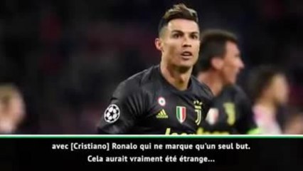 Quarts - Allegri sur Ronaldo : "Nous sommes vraiment chanceux de l'avoir"