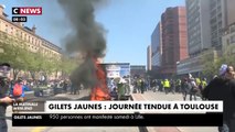 L'acte 22 des Gilets jaunes dégénère à Toulouse, 14 blessés : les images diffusées sur CNews
