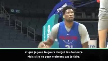 NBA - Embiid fait le point sur son état de santé avant les playoffs