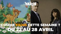 Yakoi comme films à regarder à la télé cette semaine (du lundi 22 au dimanche 28 avril) ?