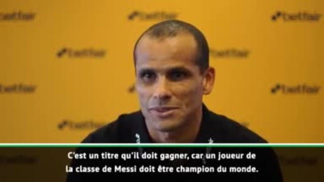 Interview - Rivaldo : Messi doit gagner une Coupe du Monde
