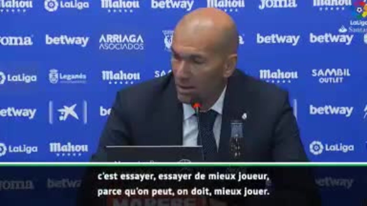 32e j. - Zidane : "Benzema marque beaucoup, nous sommes contents pour lui"