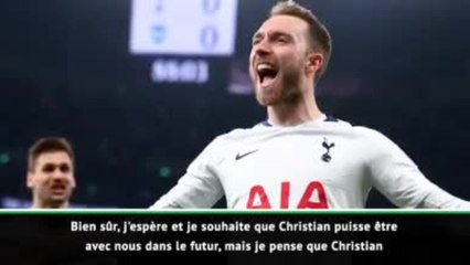 Tottenham - Pochettino sur Eriksen : "Je souhaite qu'il soit toujours avec nous dans le futur"
