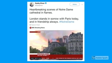 Incendie à Notre-Dame de Paris : Emmanuel Macron, Donald Trump, Omar Sy, Garou... les réactions se multiplient