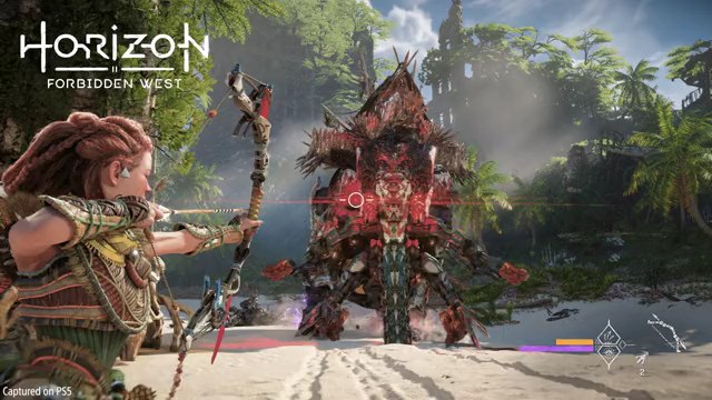 Fase de combate en Horizon Forbidden West