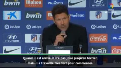 Atlético - Simeone : "Oblak est le meilleur gardien du monde"