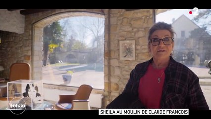 "C'est difficile, je le vois vivant" : Sheila, émue, au Moulin de son "frère" Claude Francois