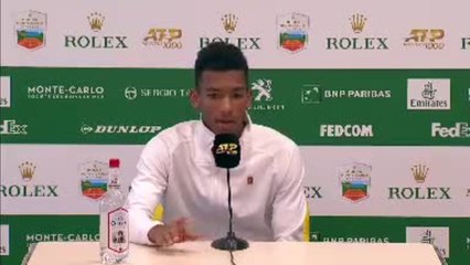 Monte-Carlo - Auger-Aliassime : "J'ai perdu mes repères"