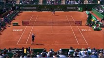 Monte-Carlo - Nadal colle 1 et 1 à Bautista Agut