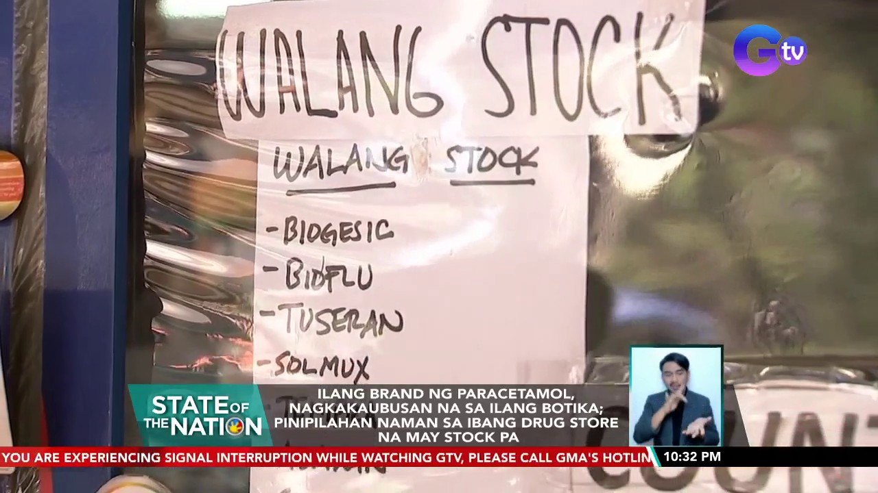 Ilang brand ng paracetamol, nagkakaubusan na sa ilang botika... | SONA