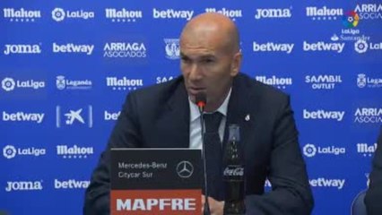 32e j. - Zidane : "Ce n'est pas suffisant"