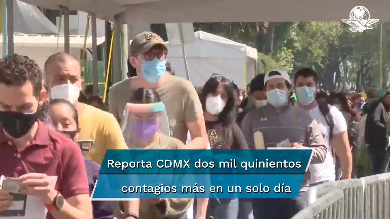 Apuesta CDMX a vacunación masiva  ante ómicron. Positividad en pruebas pasa de 4.5 a 25%