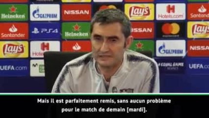 Quarts - Valverde optimiste pour Messi et Dembélé