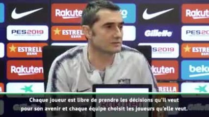 31e j. - Valverde sur Griezmann : "Chaque joueur est libre de ses choix"