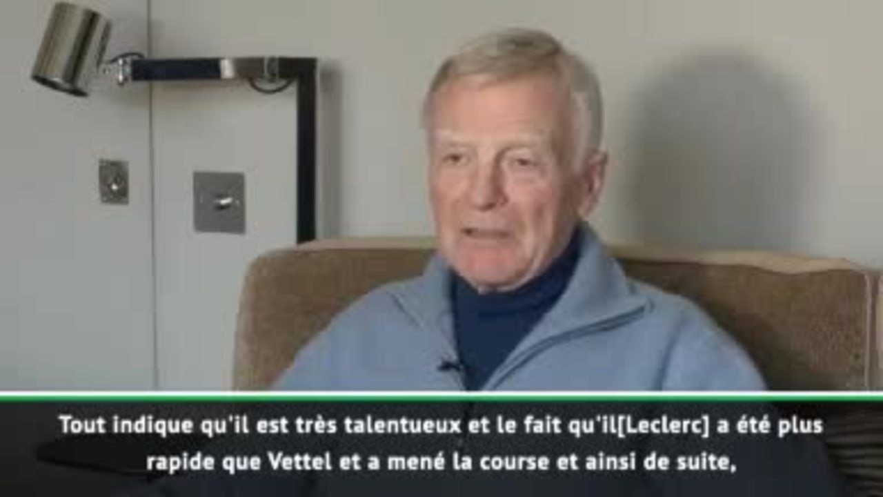 F1 - Mosley : "Leclerc est très talentueux"