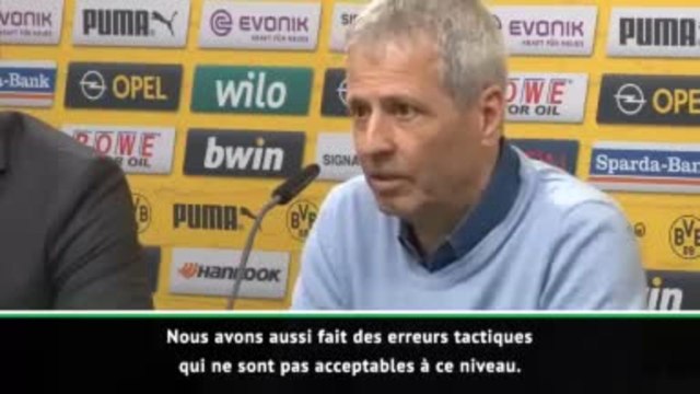 Dortmund - Favre : Des erreurs individuelles pas acceptables à ce niveau