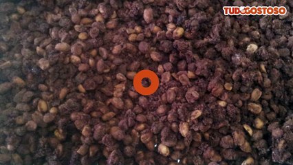 Amendoim de chocolate