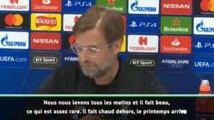 Quarts - Klopp : "Nous sommes en feu"