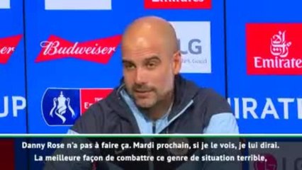 Guardiola : "La meilleure façon de combattre le racisme, c'est de se battre sur le terrain"