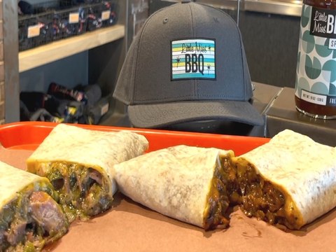 BRISKET AND SHORT RIB BURRITO! You can order a barbecue burrito at Little Miss BBQ - Appetite AZ