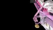 Déploiement des perches du bouclier thermique du télescope James Webb
