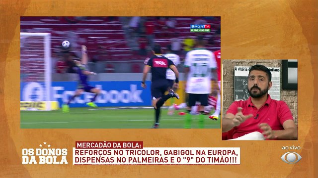 O volante Patrick é o novo reforço do São Paulo. Jorge Nicola contou tudo que rolou na negociação entre o Tricolor, Internacional e o jogador! Veja:#OsDonosdaBola