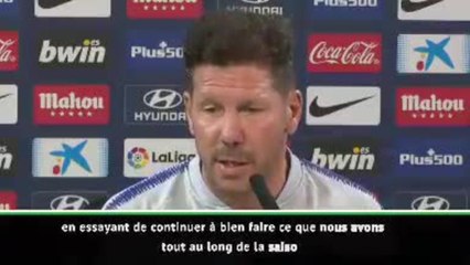 Atlético - Simeone : "Je ne peux pas imaginer l'équipe sans Griezmann"