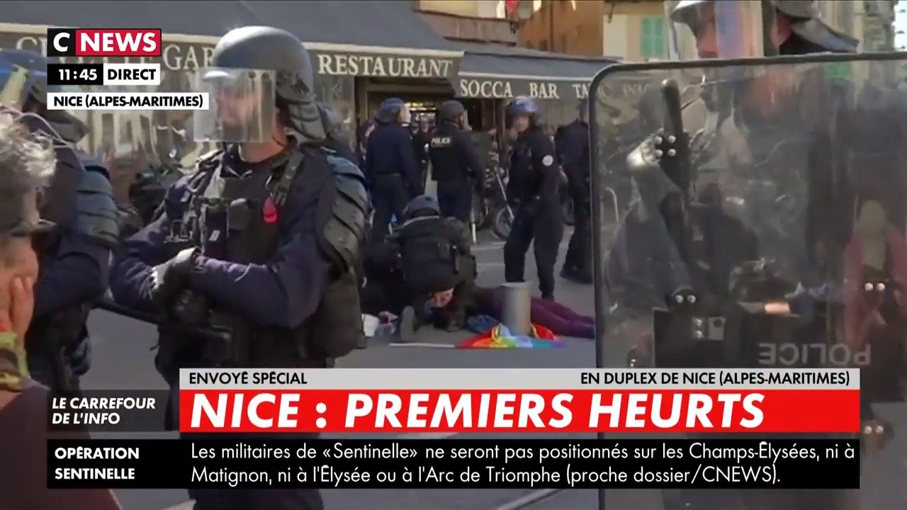 CNews diffuse les images d'une vieille dame blessée qui gît au sol à Nice