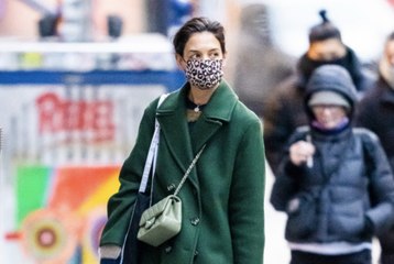 Katie Holmes Embraced the Cold in a Seriously Good Coat