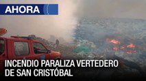 Incendio paraliza vertedero de San Cristóbal #Táchira - #04Ene - Ahora