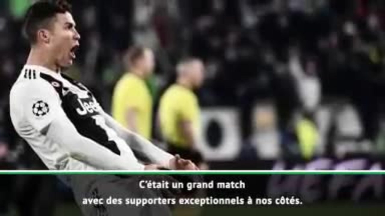 8es - Allegri : "Impossible d'imaginer Ronaldo avec un seul but au compteur"