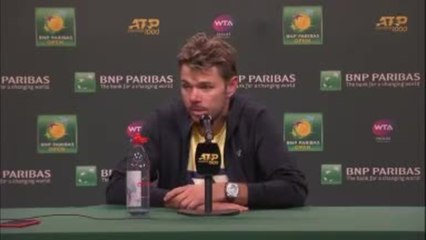 Indian Wells - Wawrinka : "Une très grosse bataille"