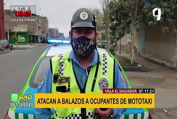 VES: extranjero ataca a balazos a ocupantes de mototaxi y es capturado